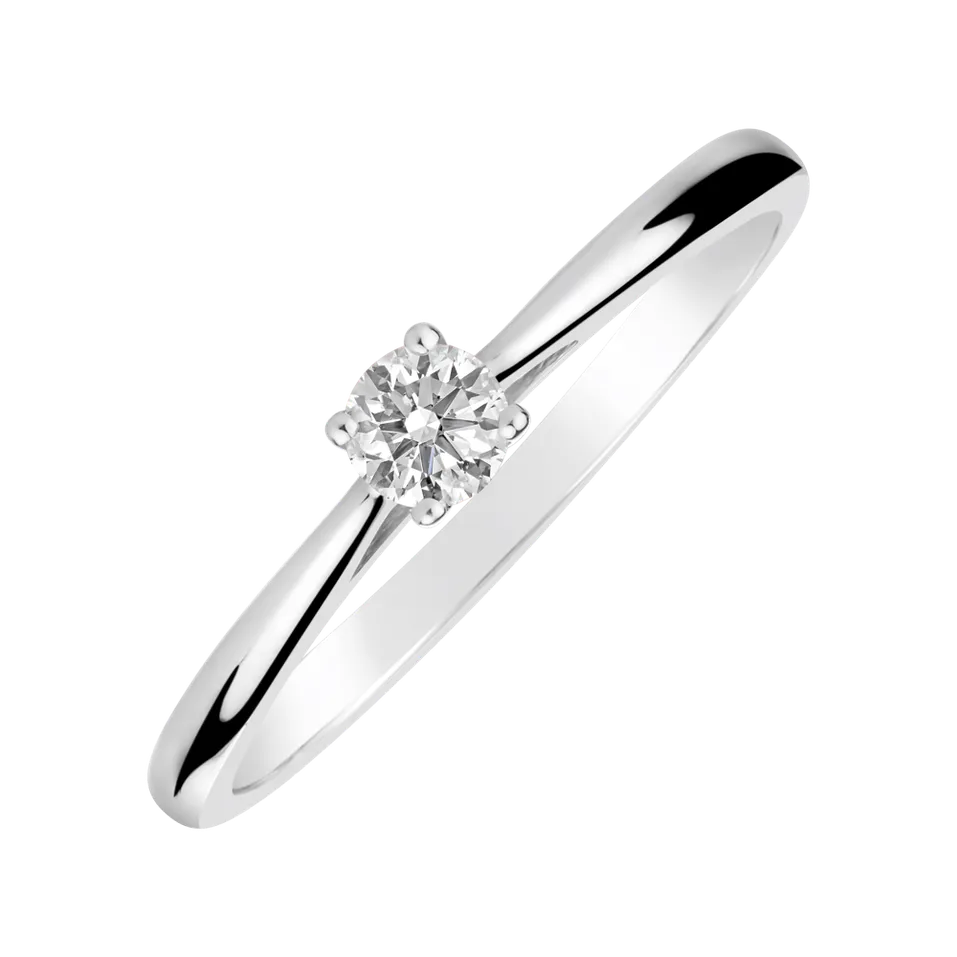 Prsten s diamantem Made with Love