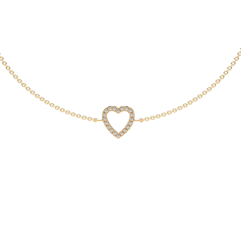 Náramek s diamanty Tender Heart