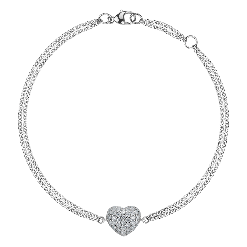 Náramek s diamanty Love Princess