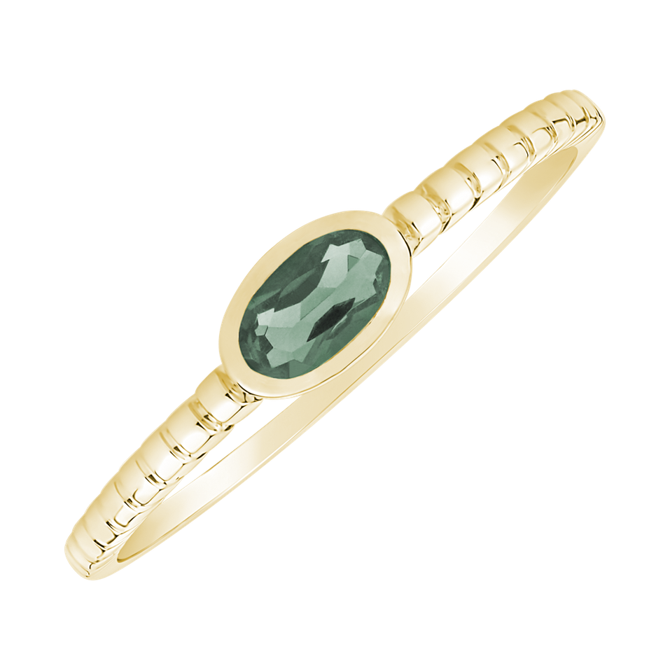 Prsten s ametystem green Bonbon