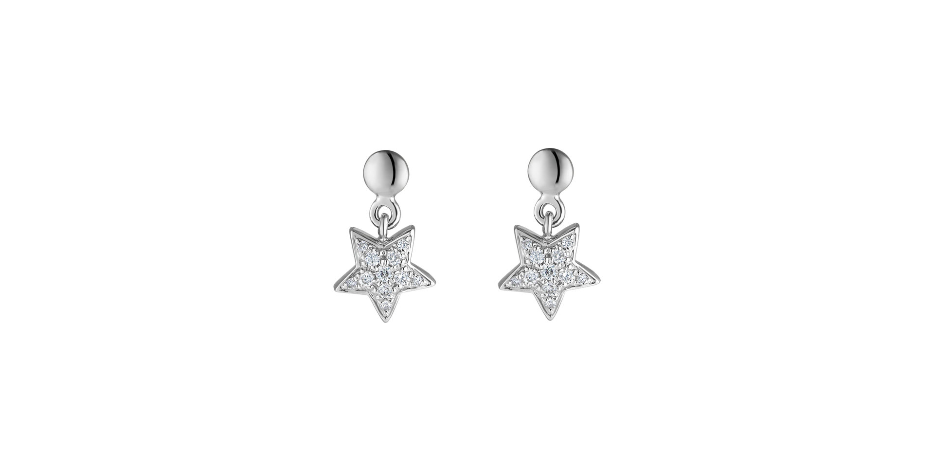 Náušnice s diamanty Amazing Night