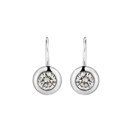 Náušnice s diamantem Sparkling Dots