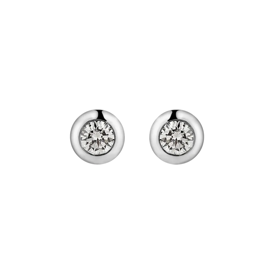 Náušnice s diamantem Sparkling Dots