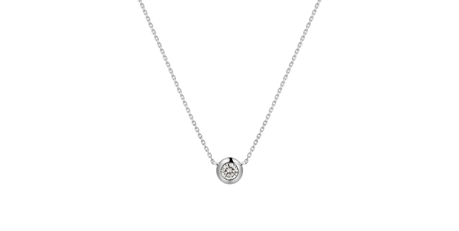 Náhrdelník s diamantem Sparkling Drop