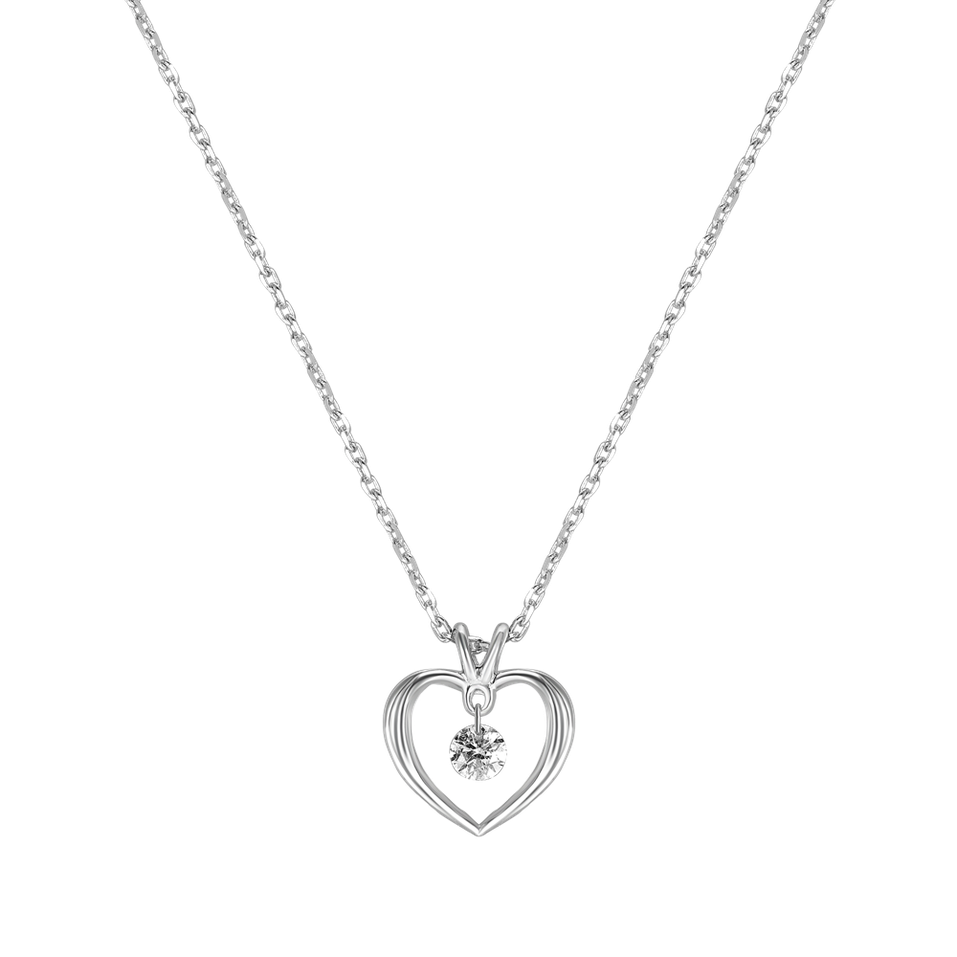 Náhrdelník s diamantem Venus Heart