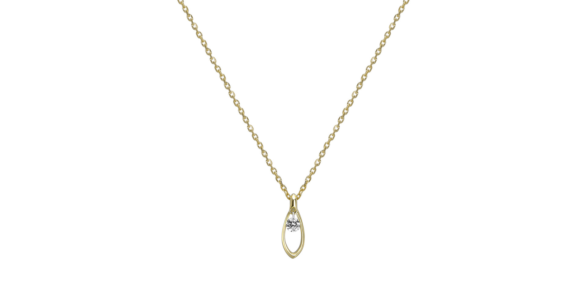 Náhrdelník s diamantem Muse Virtue