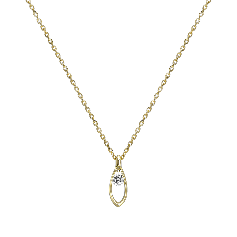 Náhrdelník s diamantem Muse Virtue