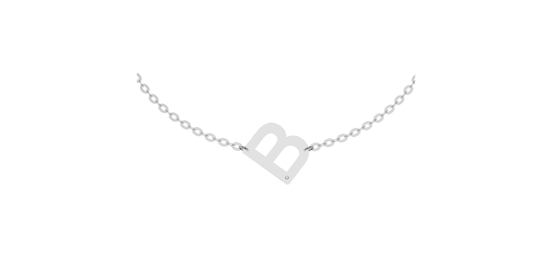 Náramek s diamantem Big Line B