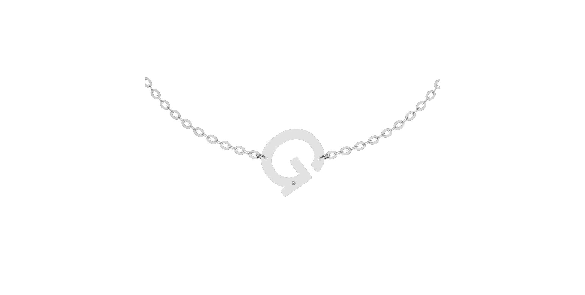 Náramek s diamantem Big Line G