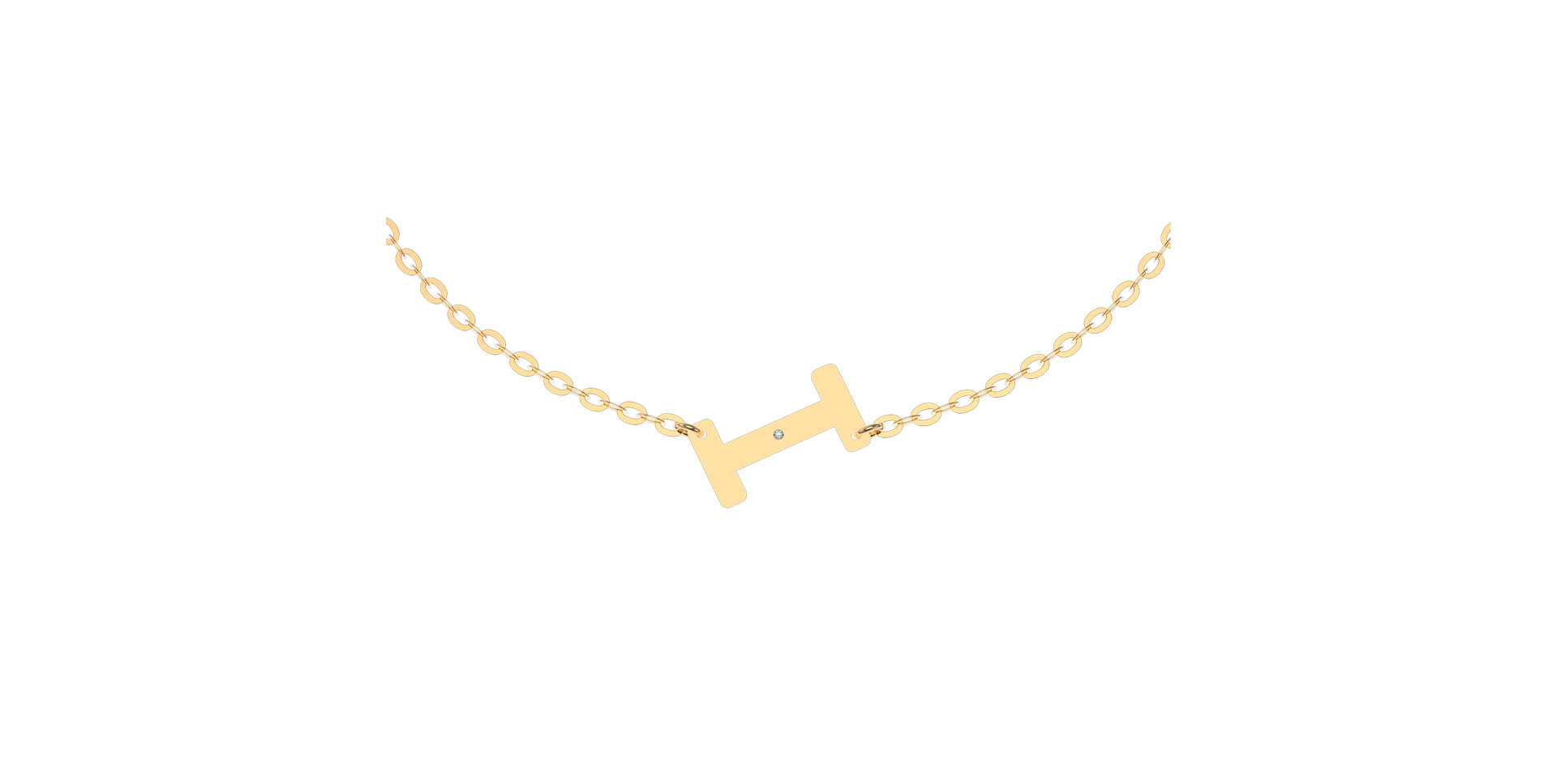 Náramek s diamantem Big Line I