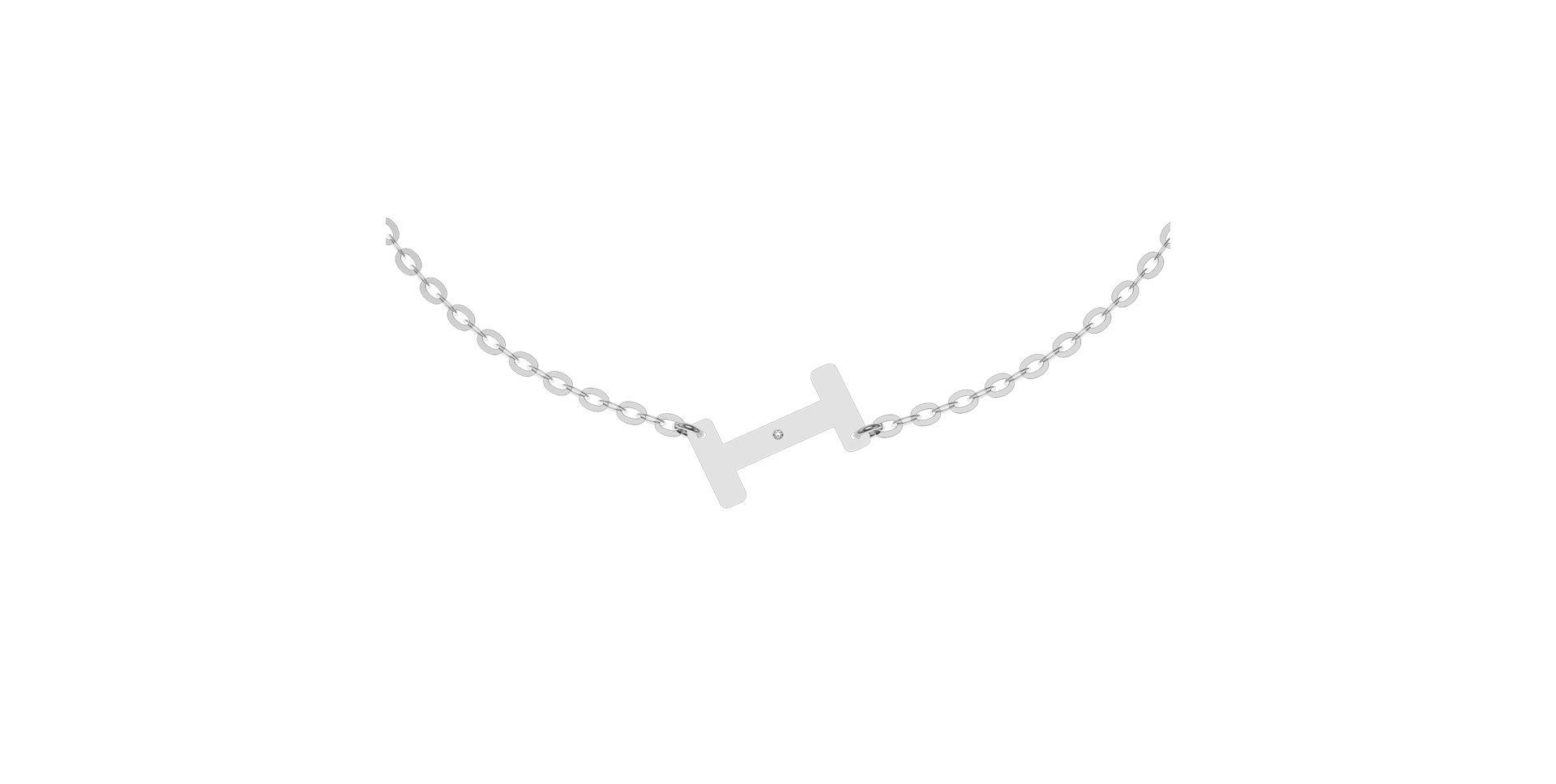 Náramek s diamantem Big Line I