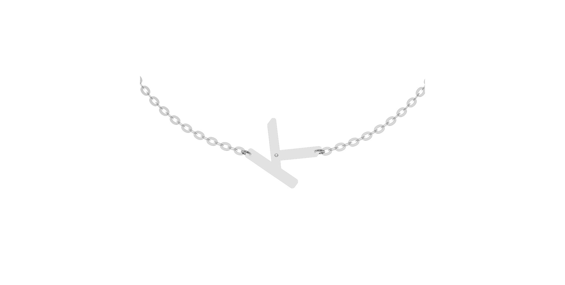 Náramek s diamantem Big Line K