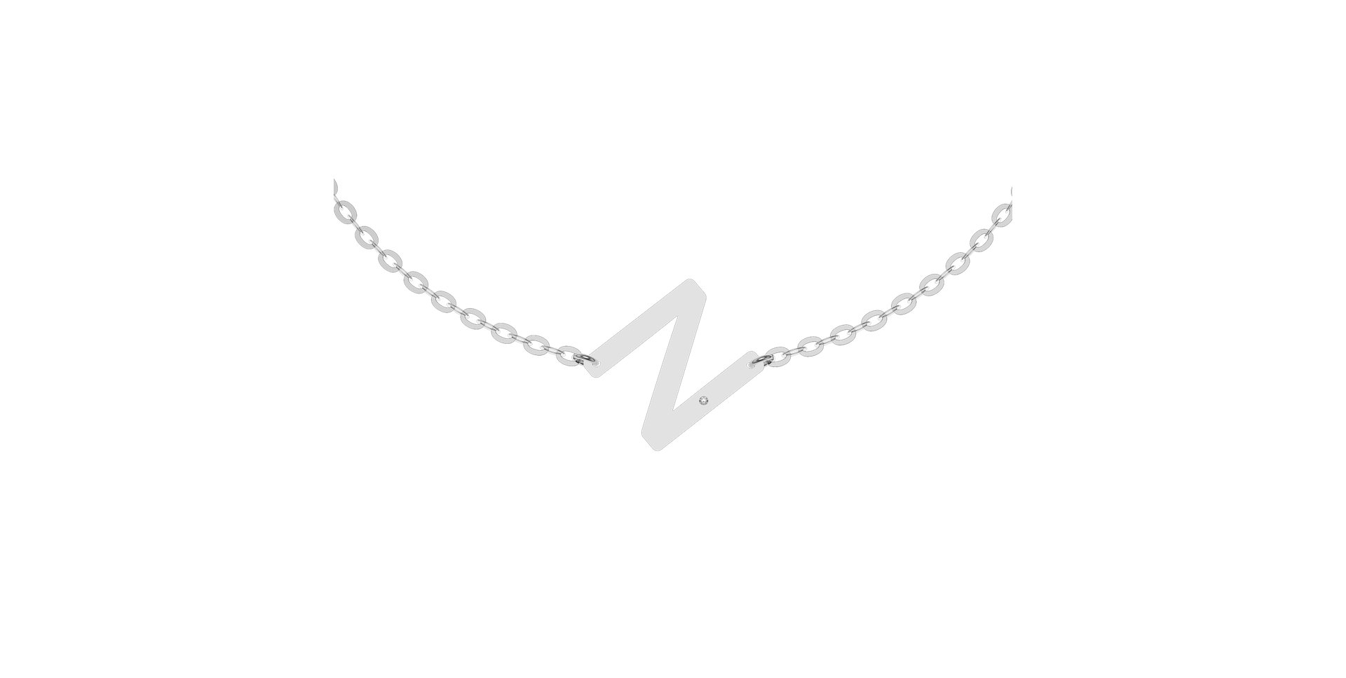 Náramek s diamantem Big Line N