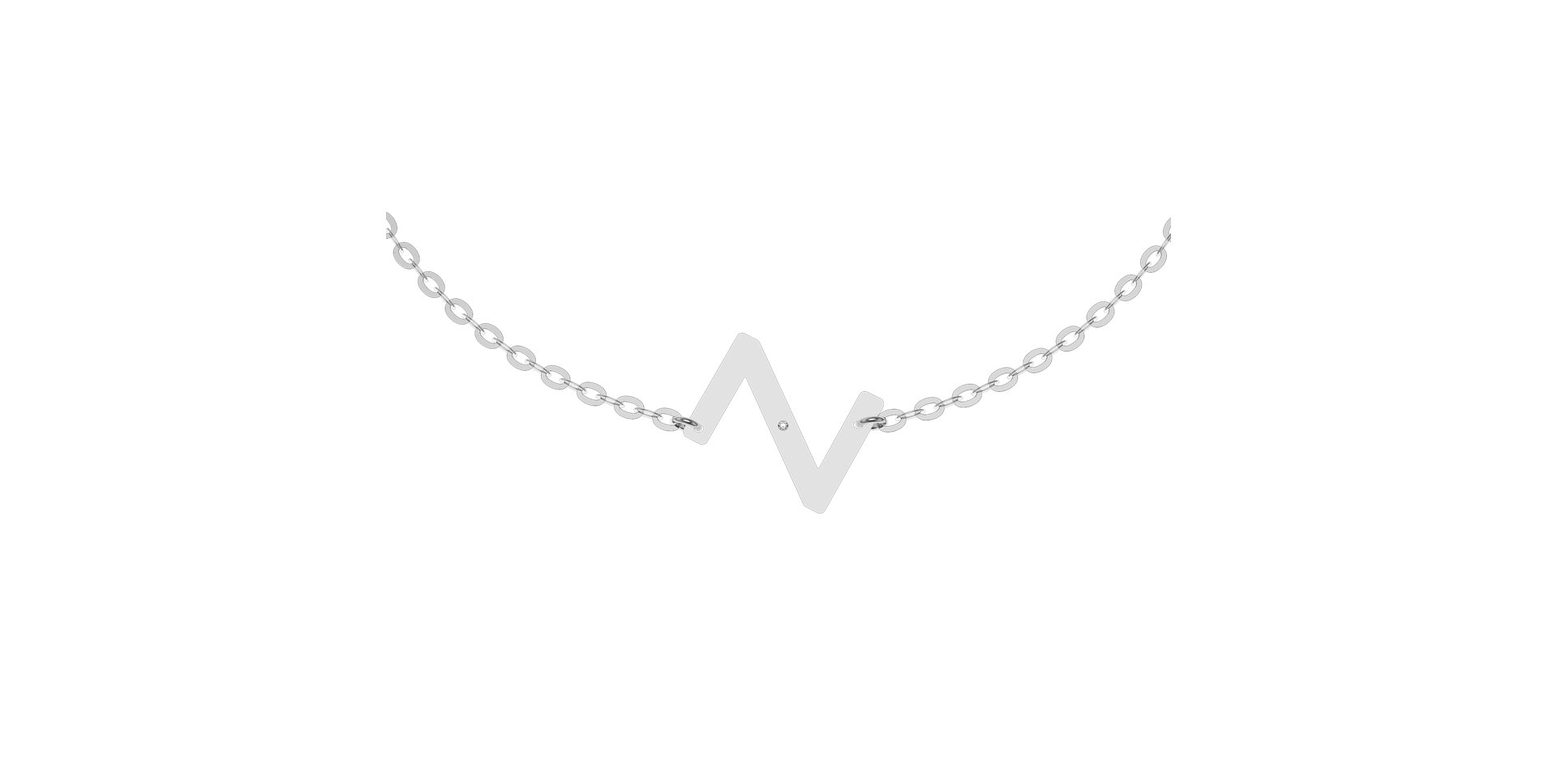 Náramek s diamantem Big Line Z