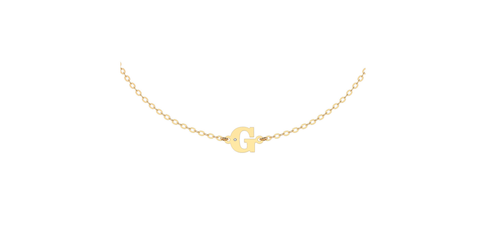 Náramek s diamantem Classic Big G