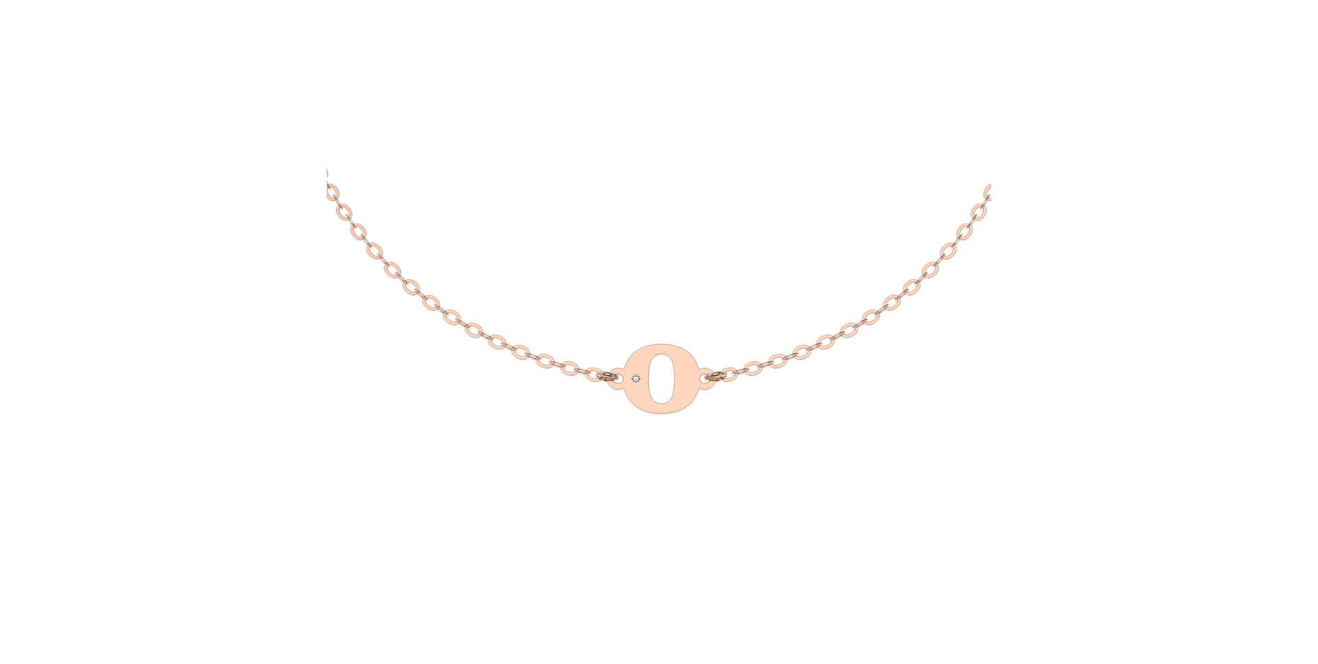 Náramek s diamantem Classic Big O