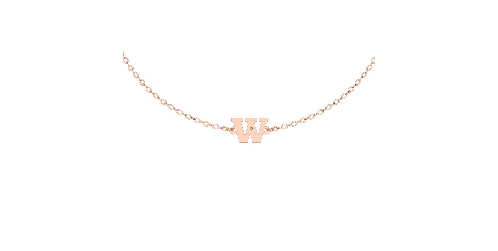 Náramek s diamantem Classic Big W