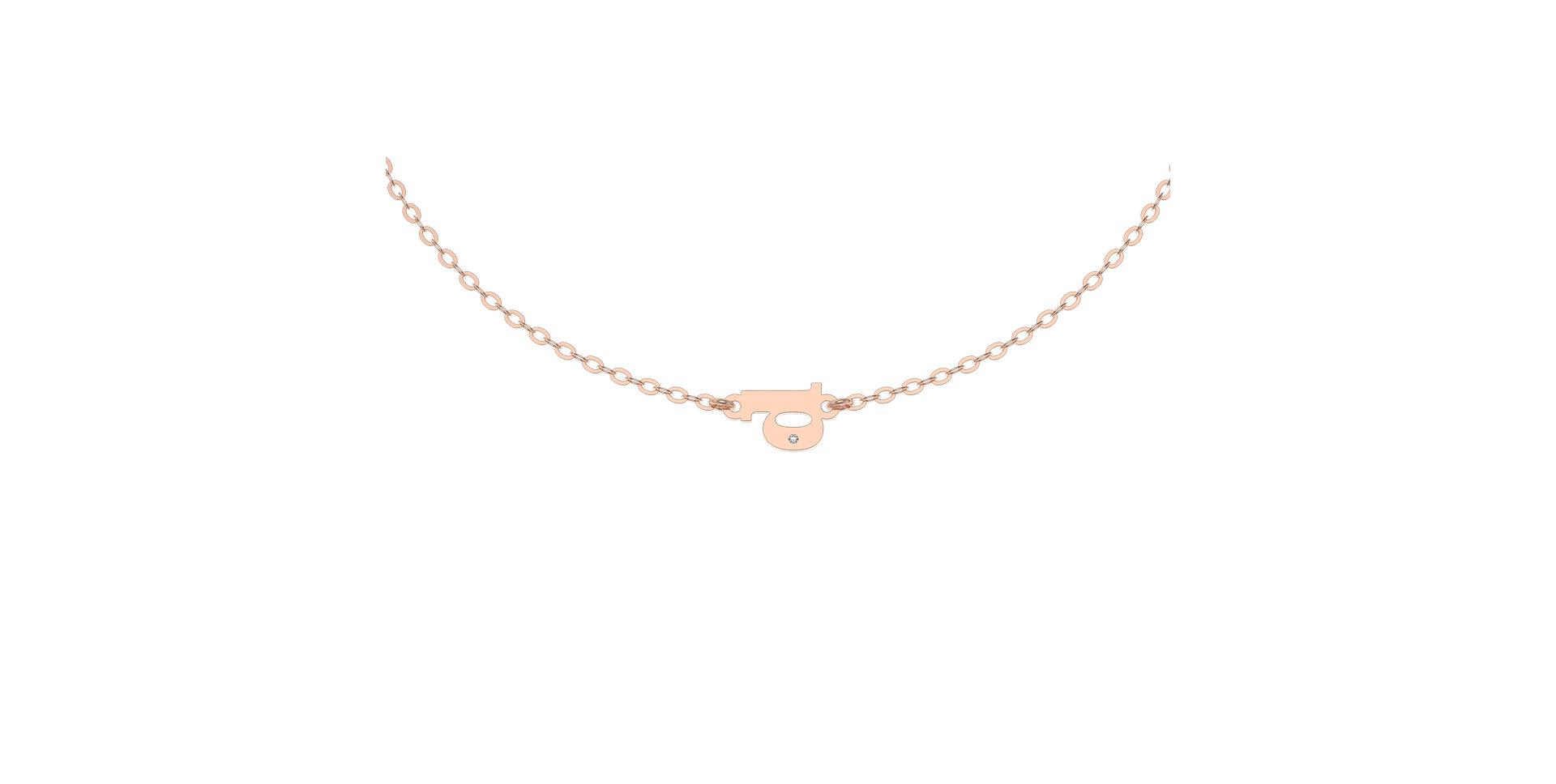 Náramek s diamantem Classic Little D