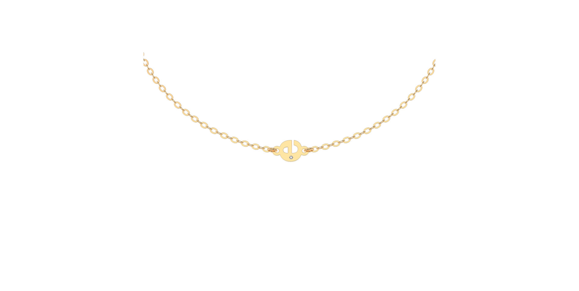 Náramek s diamantem Classic Little E