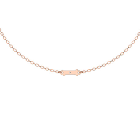 Náramek s diamantem Classic Little L