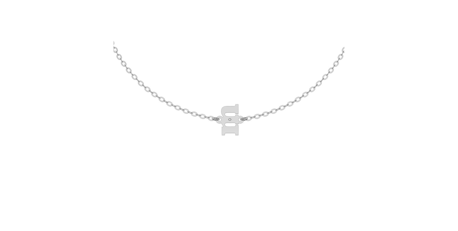 Náramek s diamantem Classic Little M