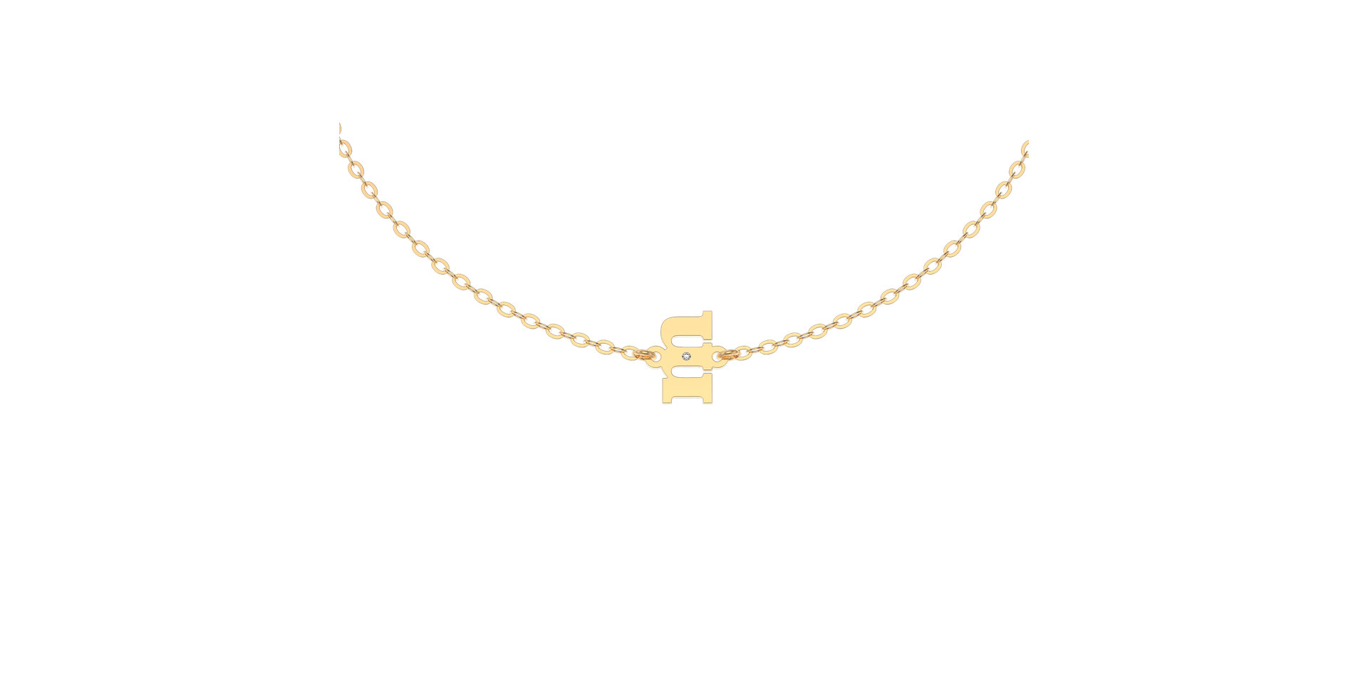 Náramek s diamantem Classic Little M