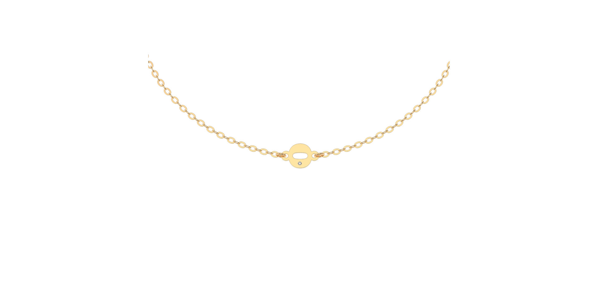 Náramek s diamantem Classic Little O