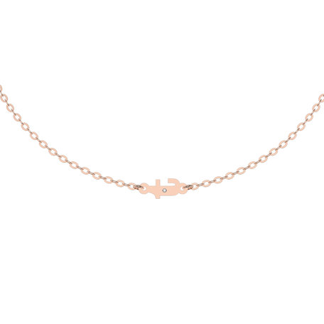 Náramek s diamantem Classic Little T