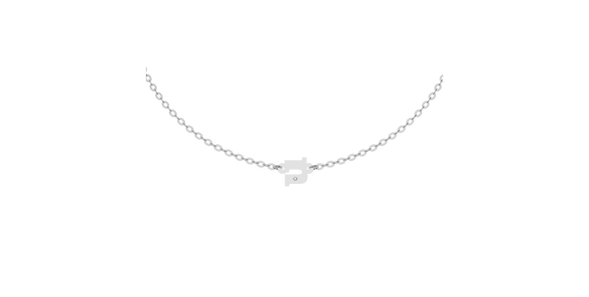 Náramek s diamantem Classic Little U