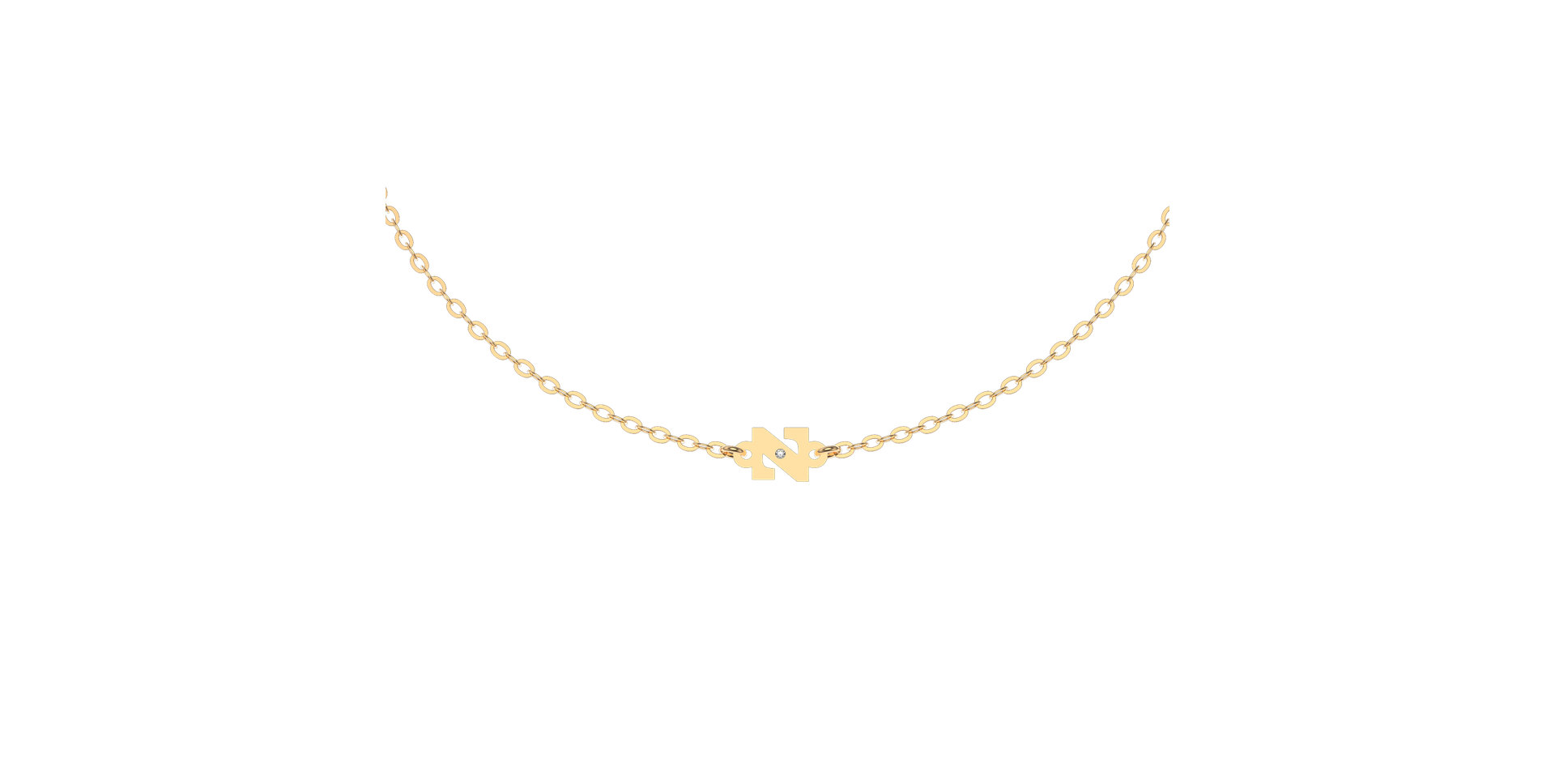 Náramek s diamantem Classic Little Z