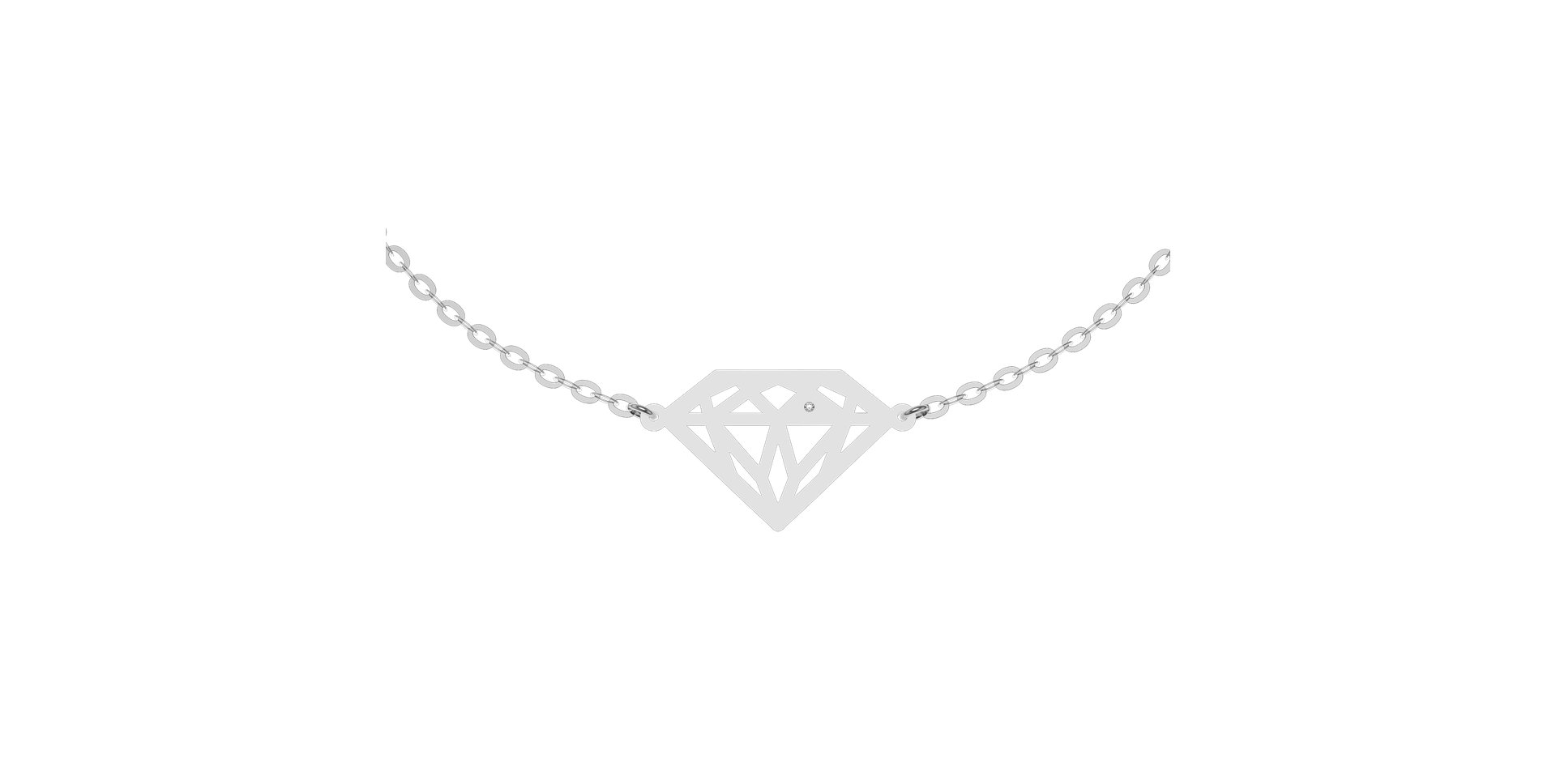 Náramek s diamantem Diamond