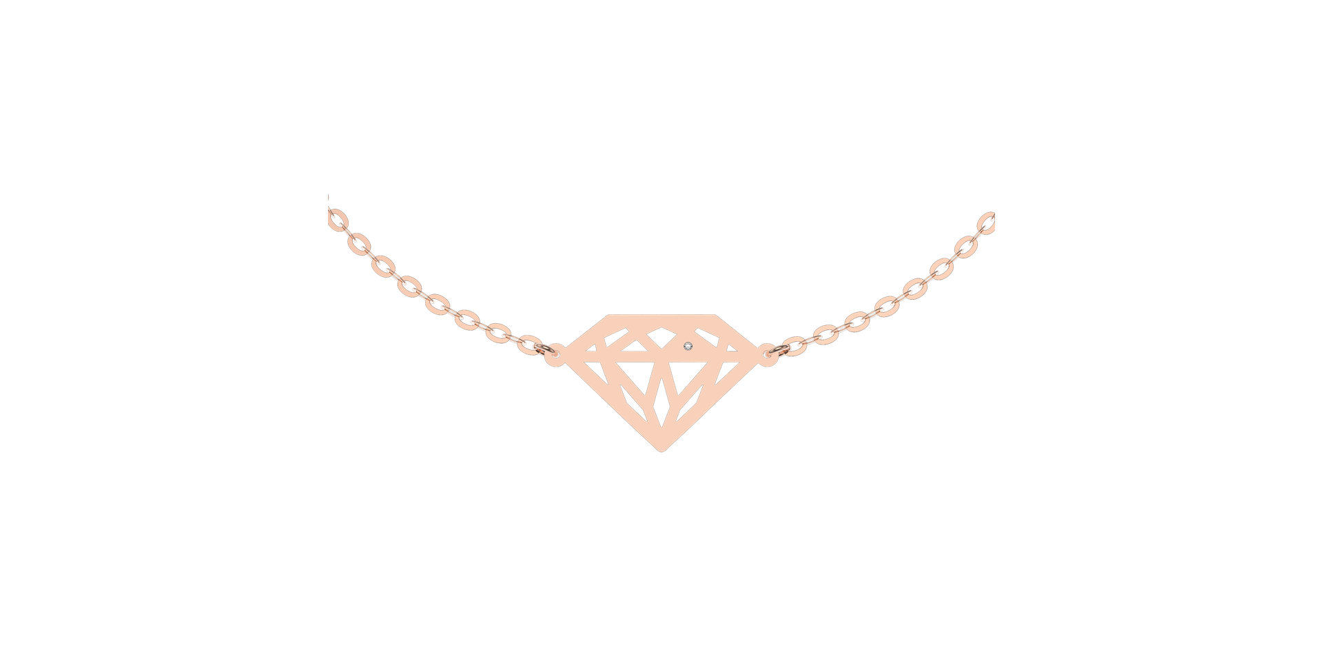 Náramek s diamantem Diamond