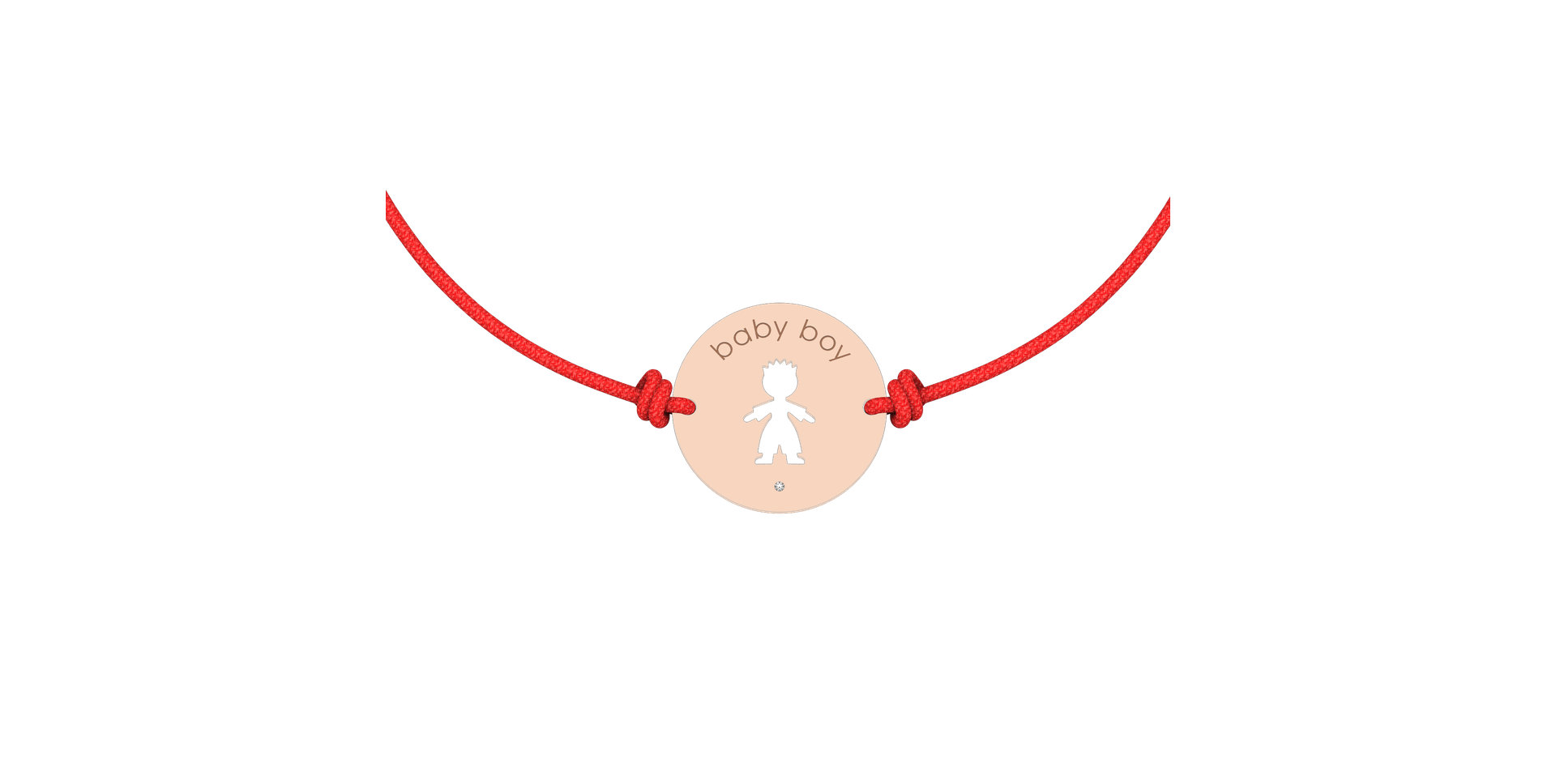 Náramek s diamantem Baby Boy