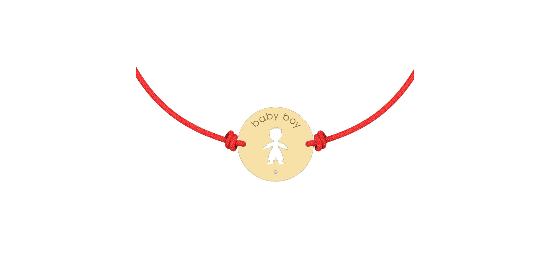 Náramek s diamantem Baby Boy