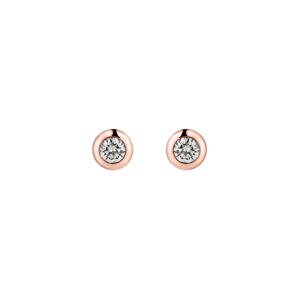 Náušnice s diamantem Sparkling Drops
