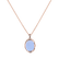 Náhrdelník s chalcedonem a diamanty Mystique2