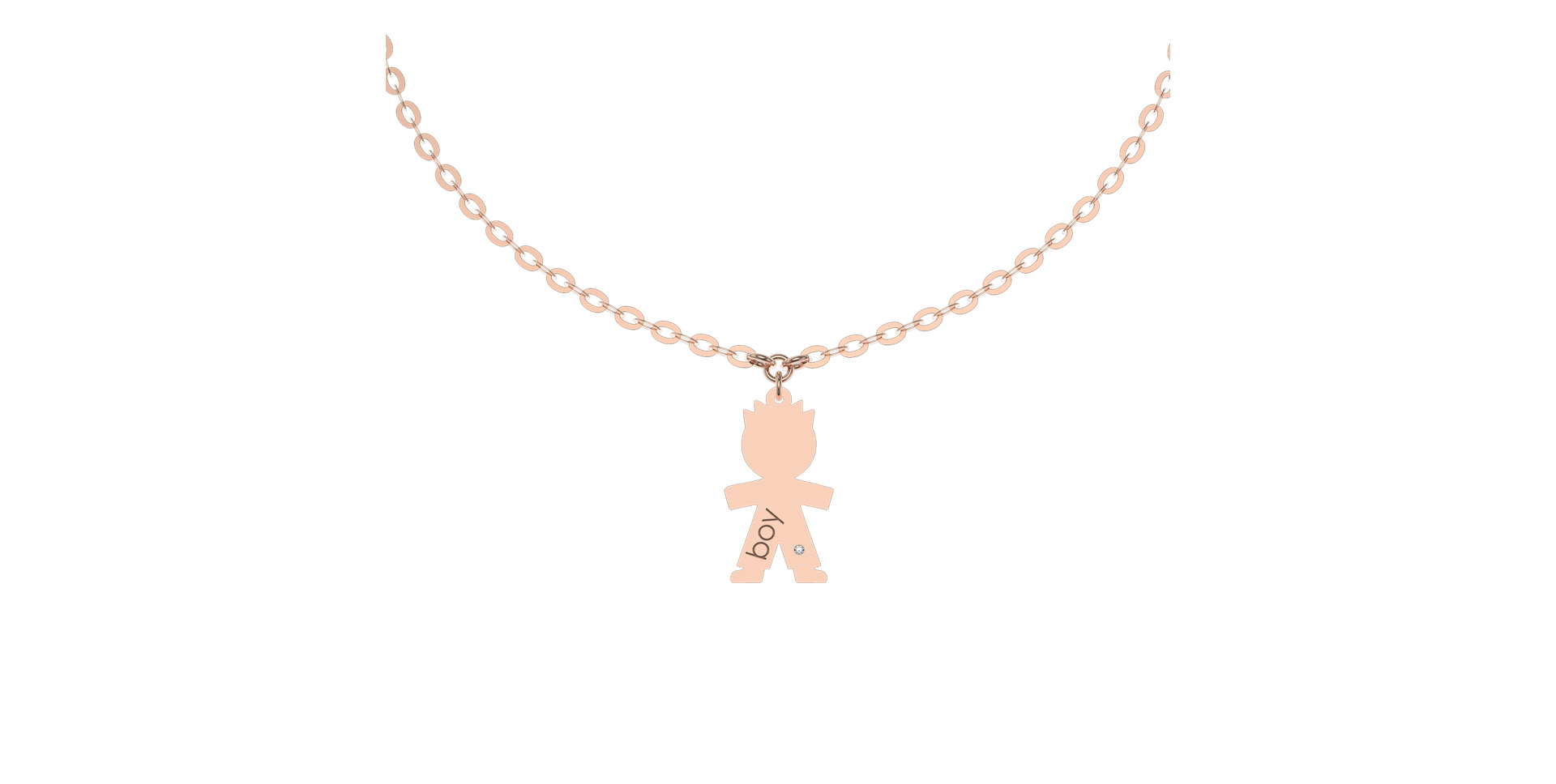 Náramek s diamantem Boy