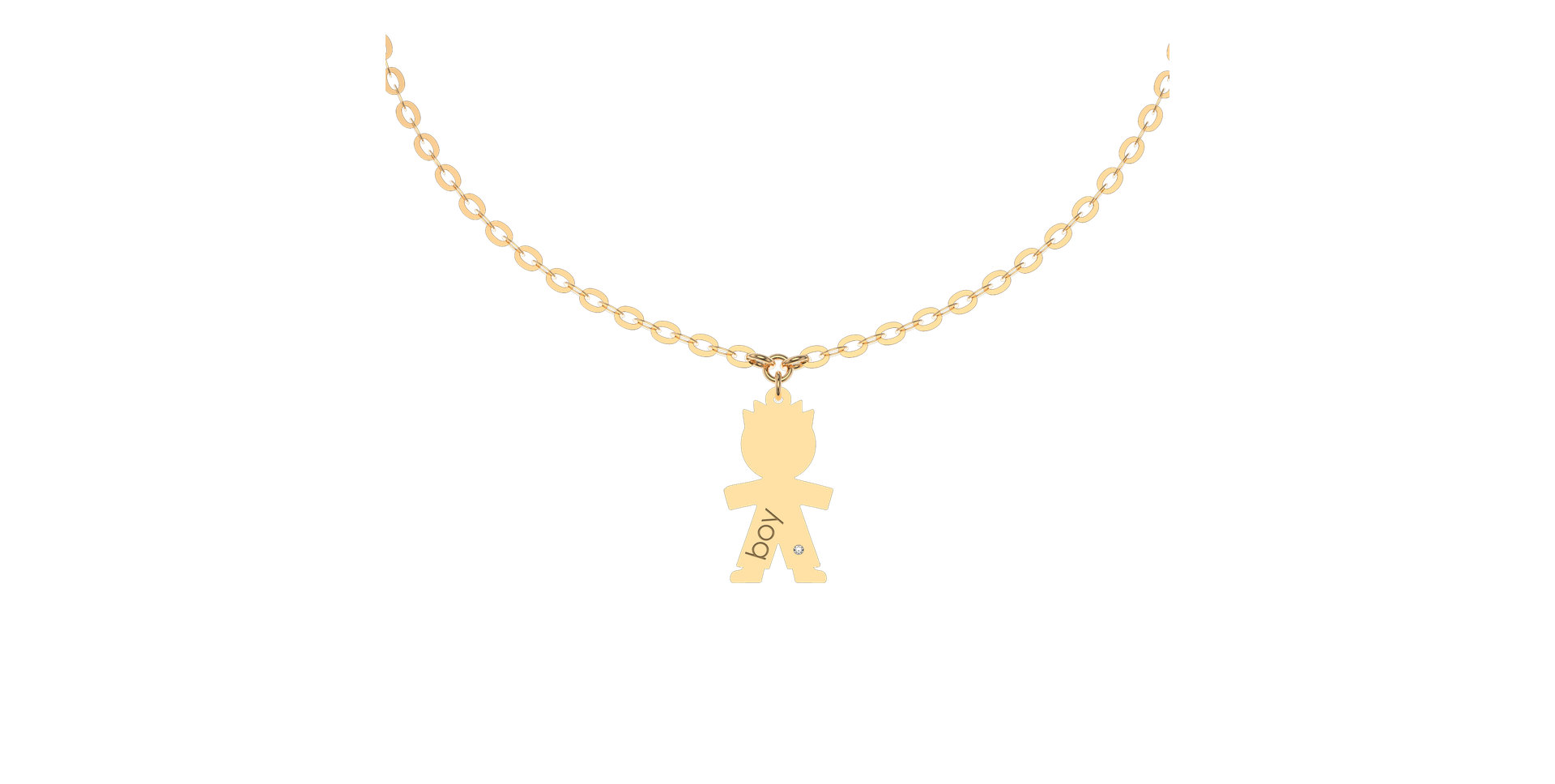 Náramek s diamantem Boy