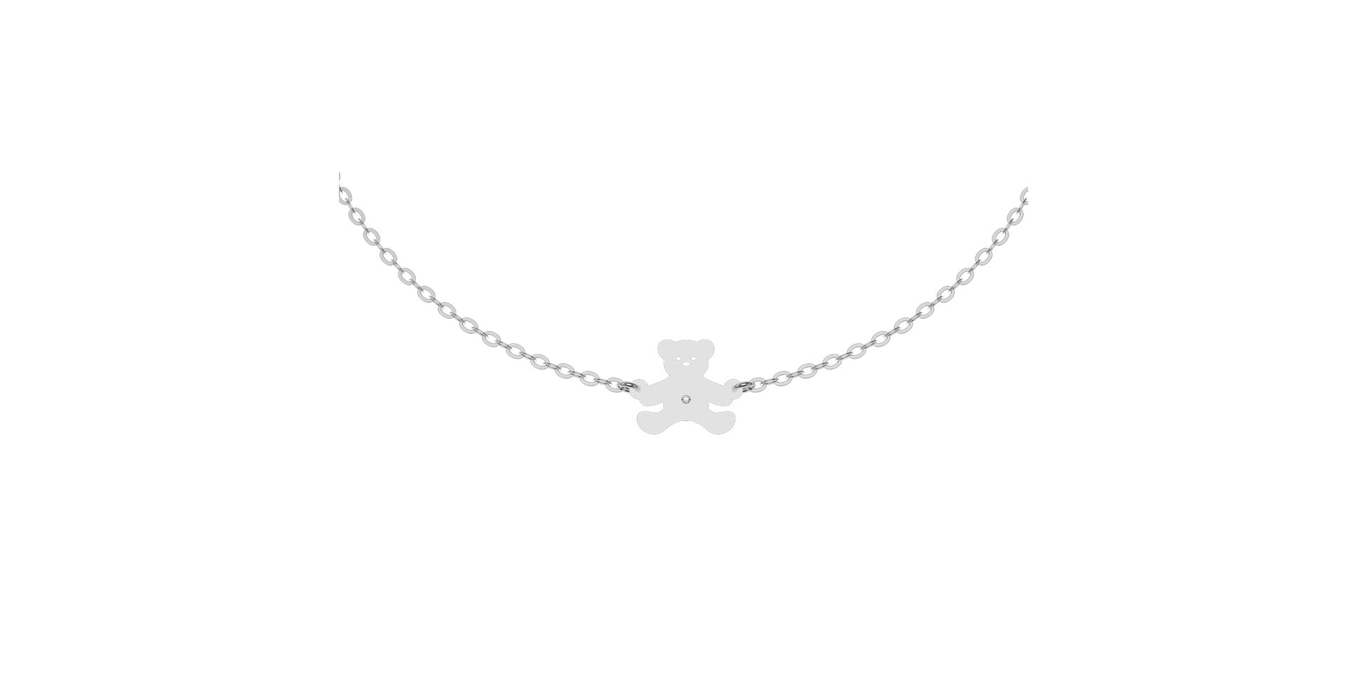 Náramek s diamantem Teddy