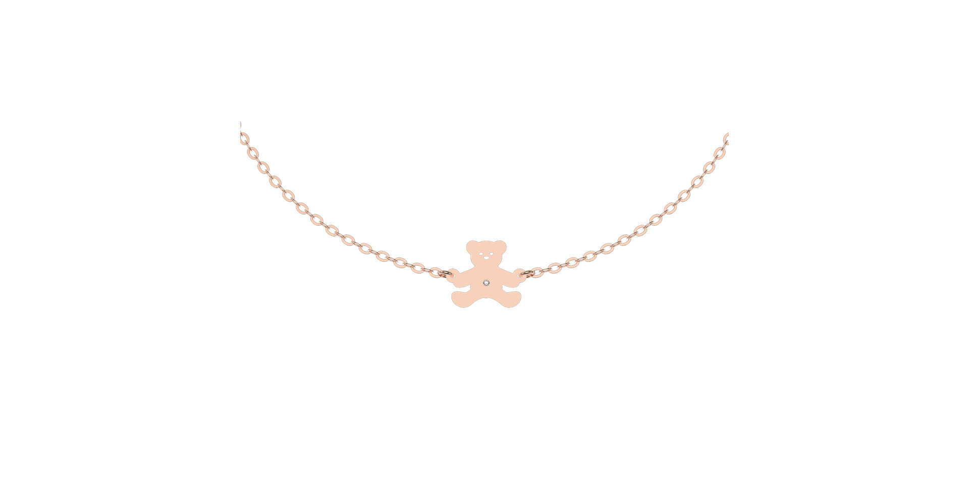 Náramek s diamantem Teddy