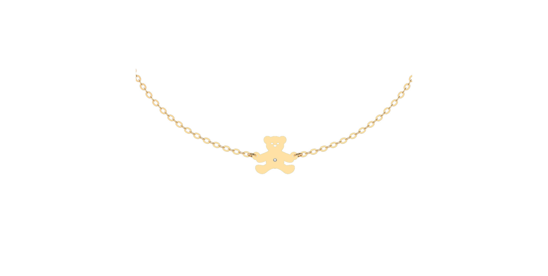 Náramek s diamantem Teddy