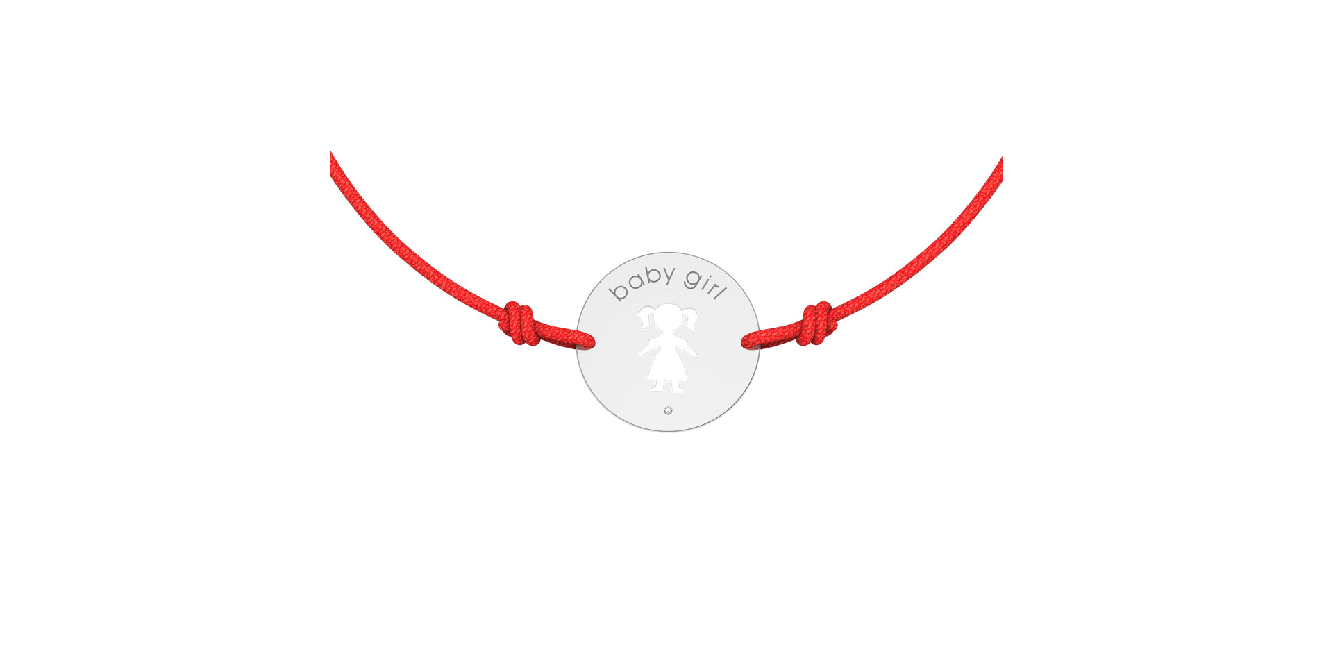 Náramek s diamantem Baby Girl