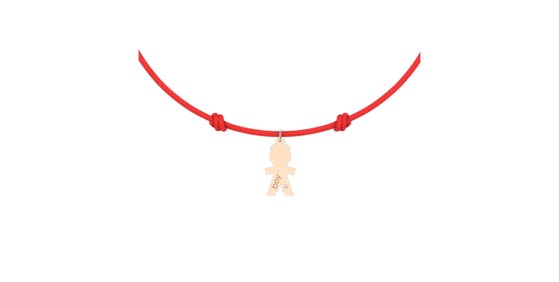 Náramek s diamantem Boy