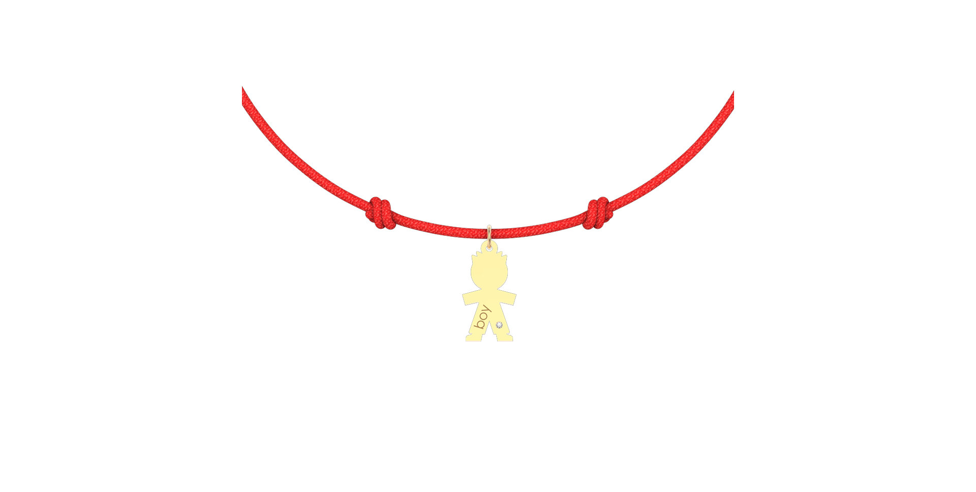 Náramek s diamantem Boy