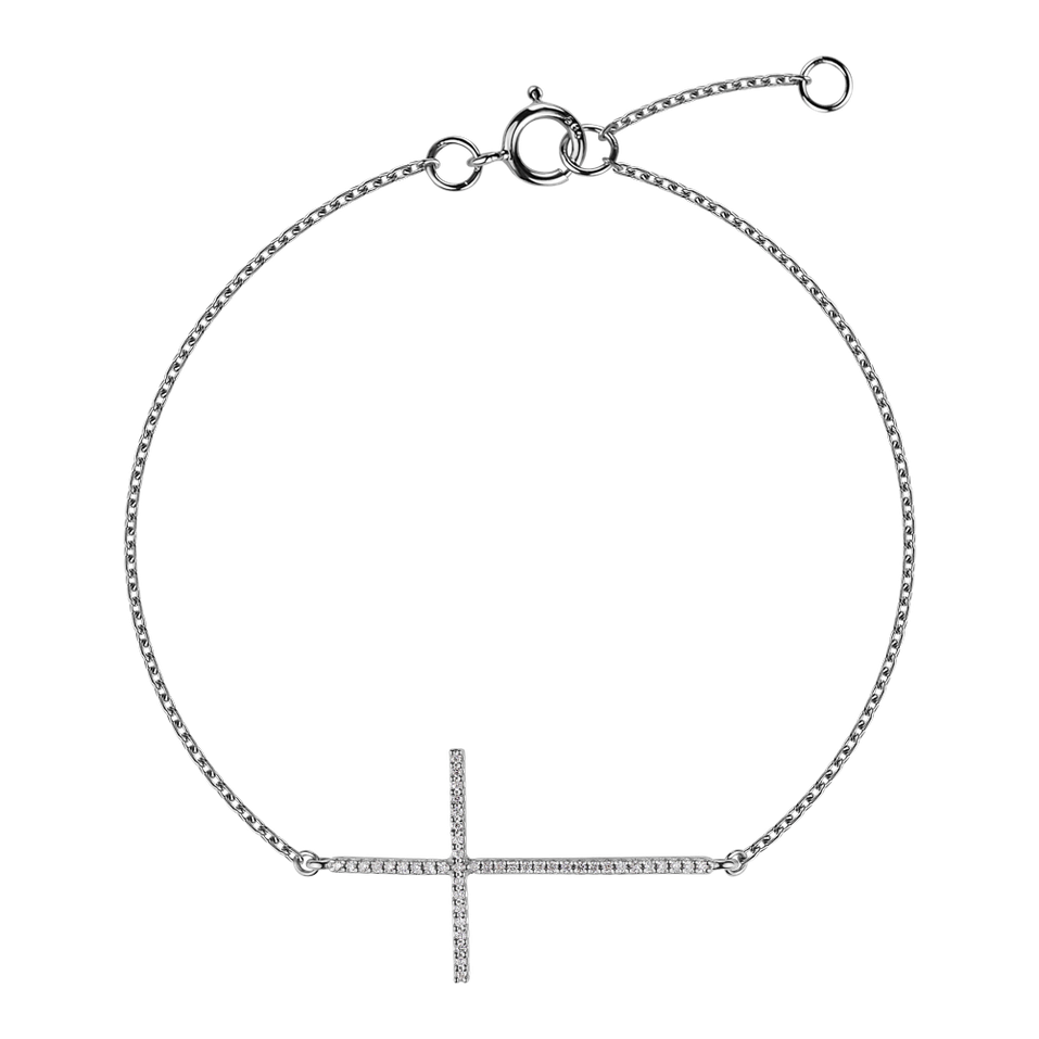 Náramek s diamanty Cross