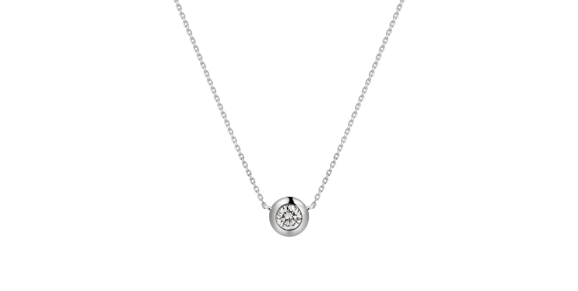 Náhrdelník s diamantem Sparkling Drop