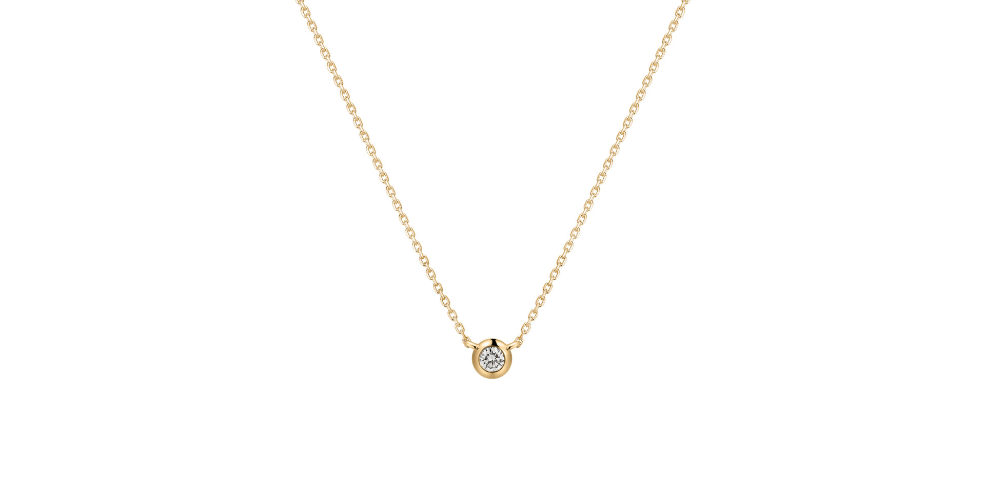 Náhrdelník s diamantem Sparkling Drop