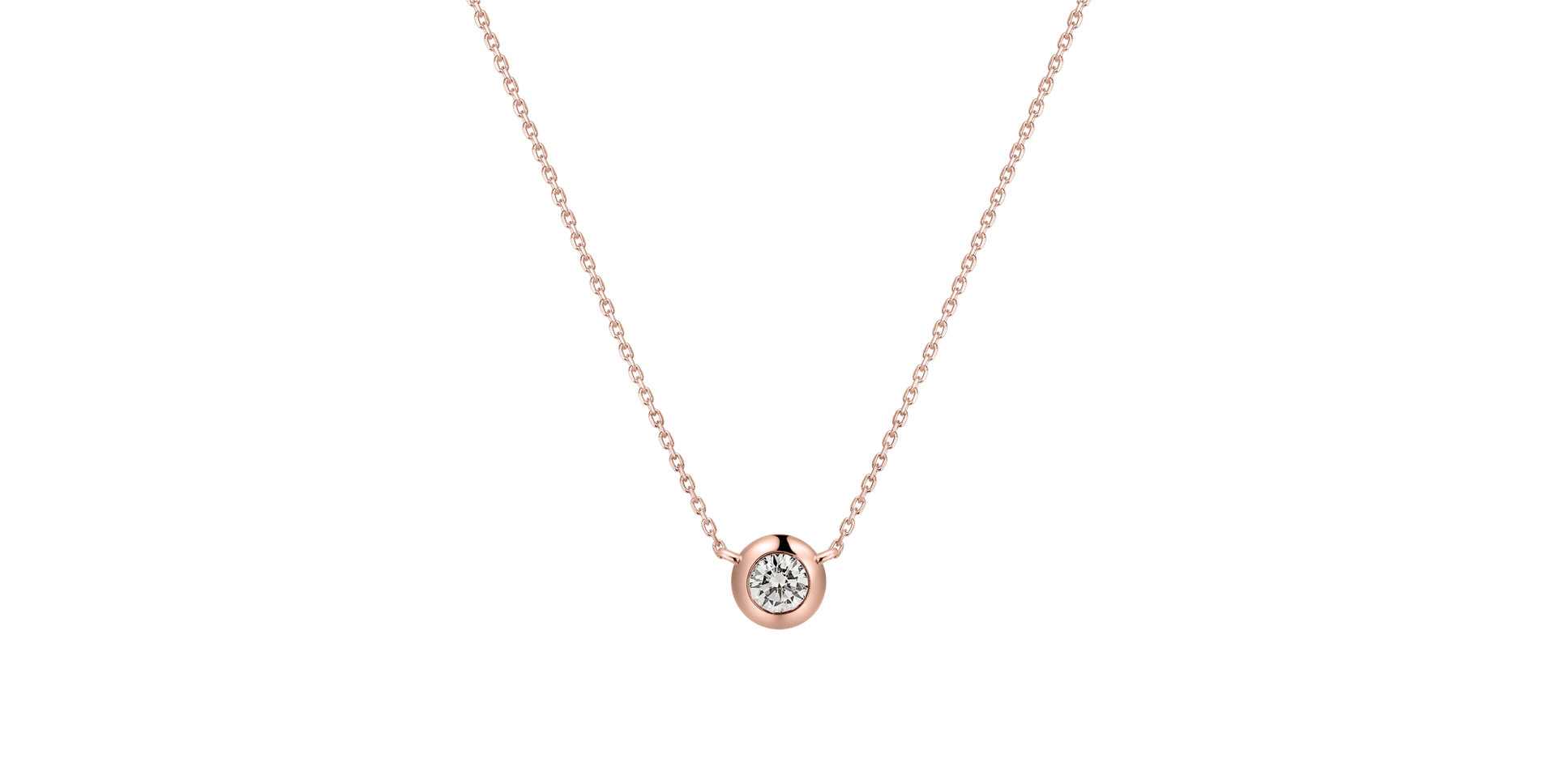 Náhrdelník s diamantem Sparkling Drop