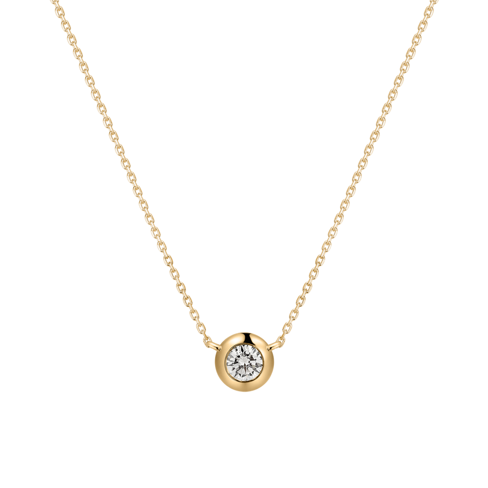 Náhrdelník s diamantem Sparkling Drop