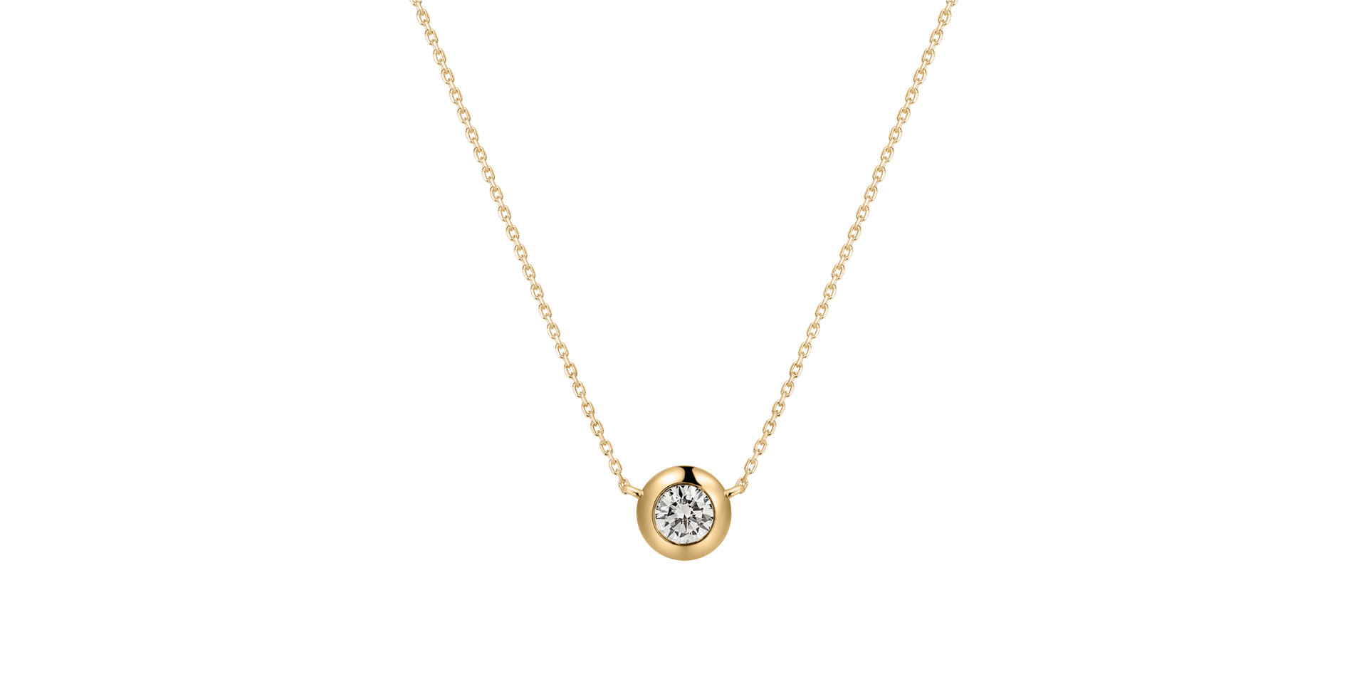 Náhrdelník s diamantem Sparkling Drop